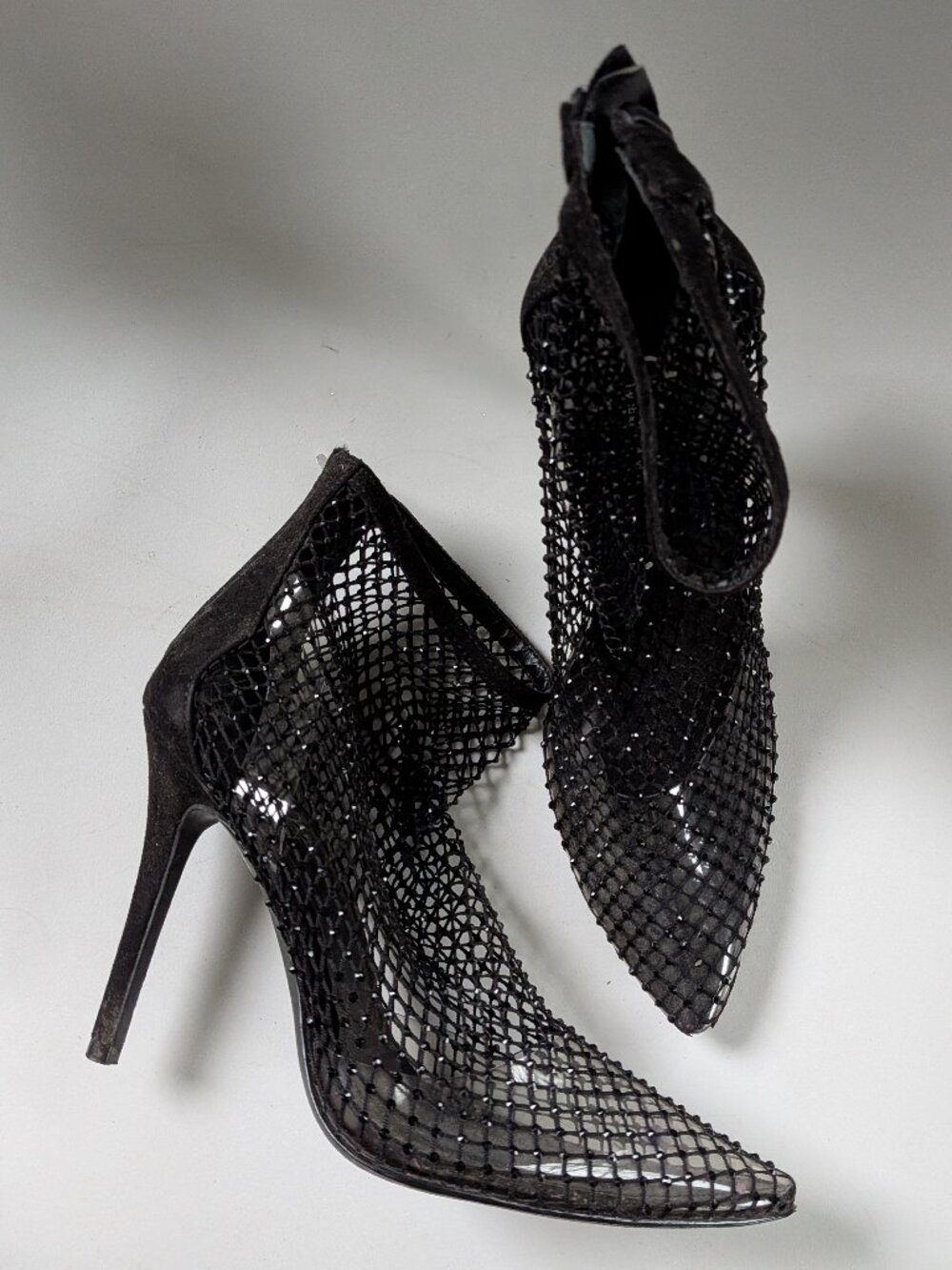 CHARLES Pursue Fishnet Stiletto